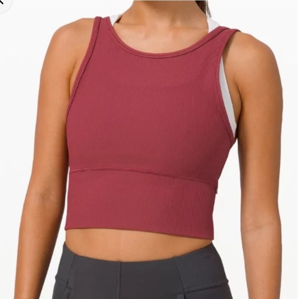 Lululemon Power Pivot Ribbed Tank Top